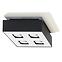 Lampe Atlanta 4 schwarz A-073,3