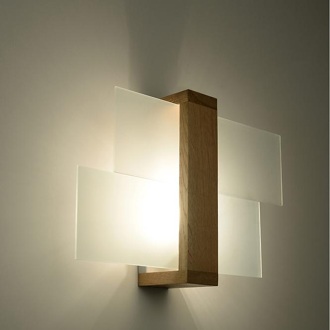 Lampe Luizjana 1 natürliche Holzí A-077