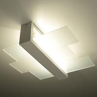 Lampe Luizjana 1 weiß A-079