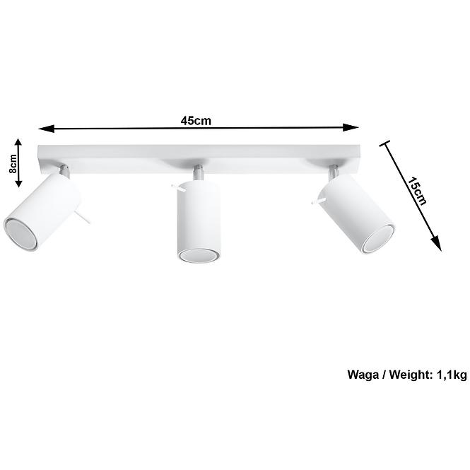 Lampe Oregon 3 weiß A-089,5