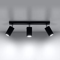 Lampe Oregon 3 schwarz A-093