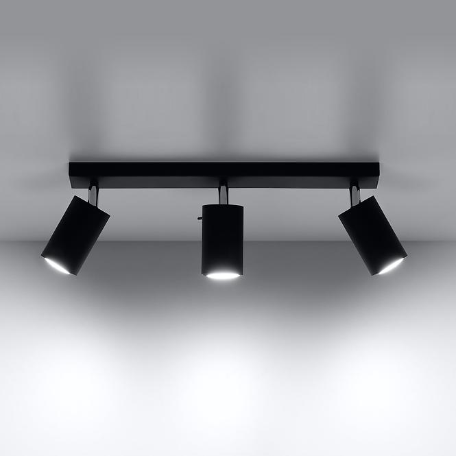 Lampe Oregon 3 schwarz A-093