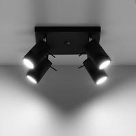 Lampe Oregon 4 schwarz A-094