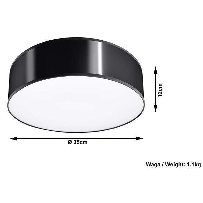 Lampe Nebraska 35 schwarz A-121,4
