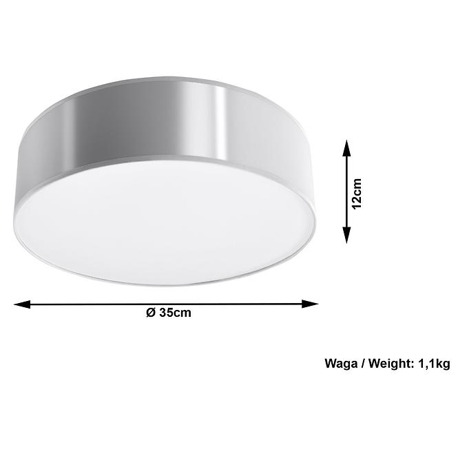 Lampe Nebraska 35 grau A-122,4
