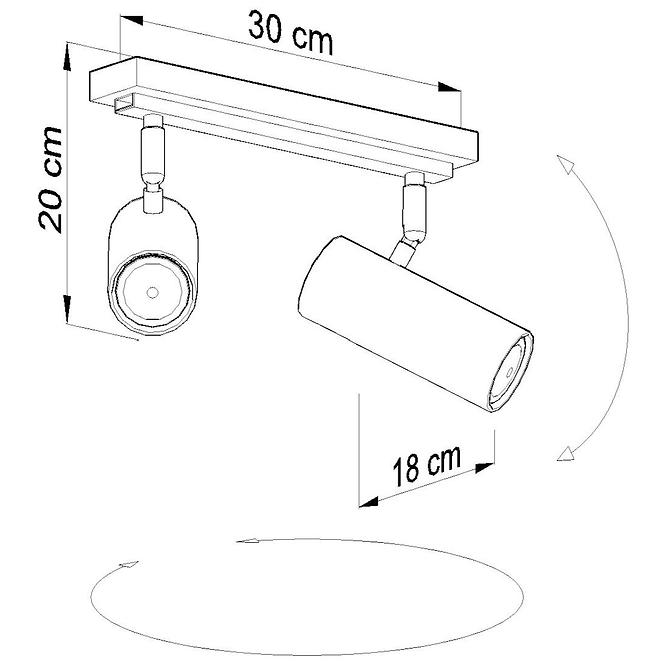 Lampe Indiana 2  A-496