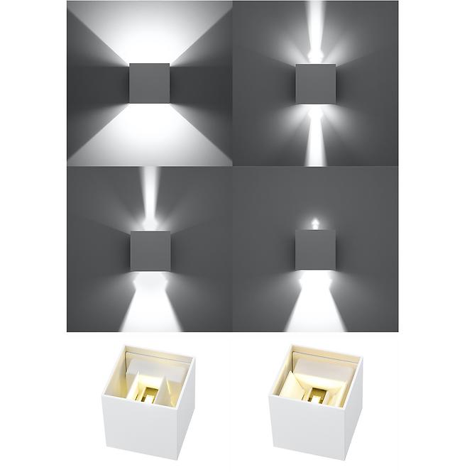 Lampe Filadelfia weiß LED IP54 A-544