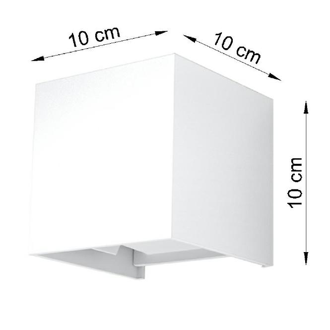 Lampe Filadelfia weiß LED IP54 A-544