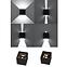 Lampe Filadelfia schwarz LED IP55 A-545,2