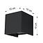 Lampe Filadelfia schwarz LED IP55 A-545,4