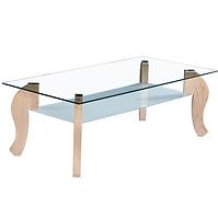Couchtisch Majorca 120cm Glass/Eiche Sonoma