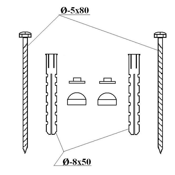 Fixierset für Schüssel pro009