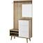 Garderobe Primo Eiche Riviera/weiß 110 cm,2