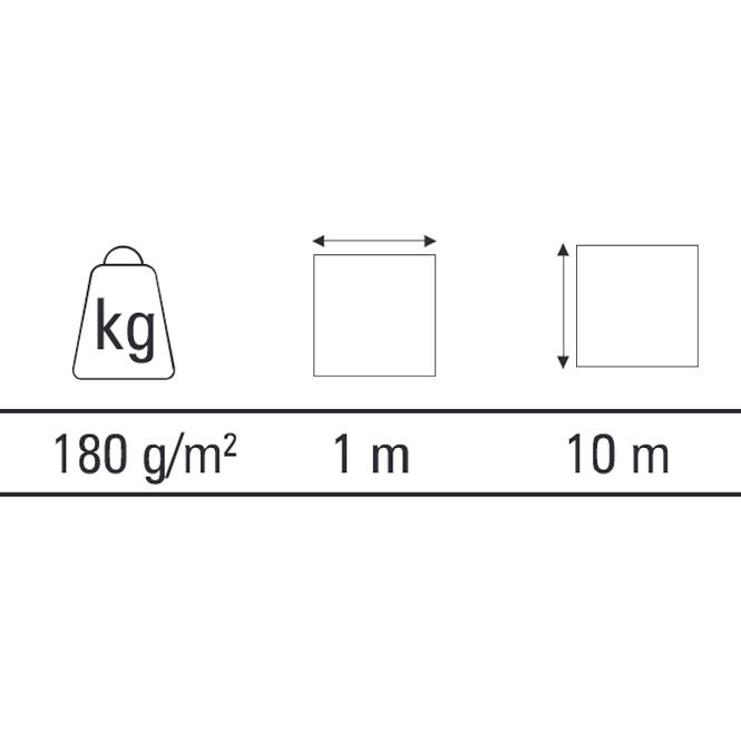 Saugtextilienkissen für Maler 1x10m 180g,2