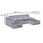 Ecksofa Orlando II R Aston 16,8