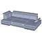 Ecksofa Orlando II R Mono 240,6