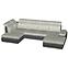 Ecksofa Orlando II R Matrix 18 + Matrix 17,3