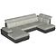 Ecksofa Orlando II L Matrix 18 + Matrix 17,4