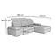 Ecksofa Orlando R Malmo 90,5
