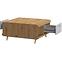 Couchtisch Bergen 100cm Eiche Artisan/Weiß Glänzend,2