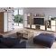 Couchtisch Bergen 100cm Eiche Artisan/Weiß Glänzend,4