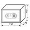 Sicheres elektronisches Schloss 230x170x170mm RS.17.EDN.B,2