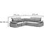 Ecksofa Odessa I R Fancy 90,5