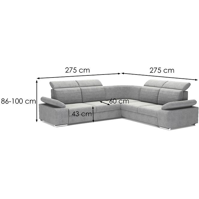 Ecksofa Odessa I L Fancy 90