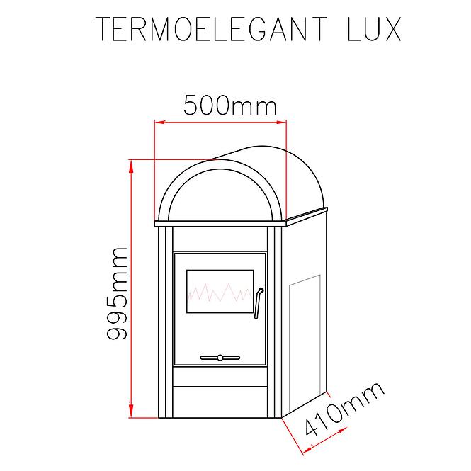 Kaminofen Elegant Luxx 10,5 kW