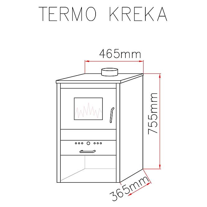 Kaminofen Termokreka 10.7kW