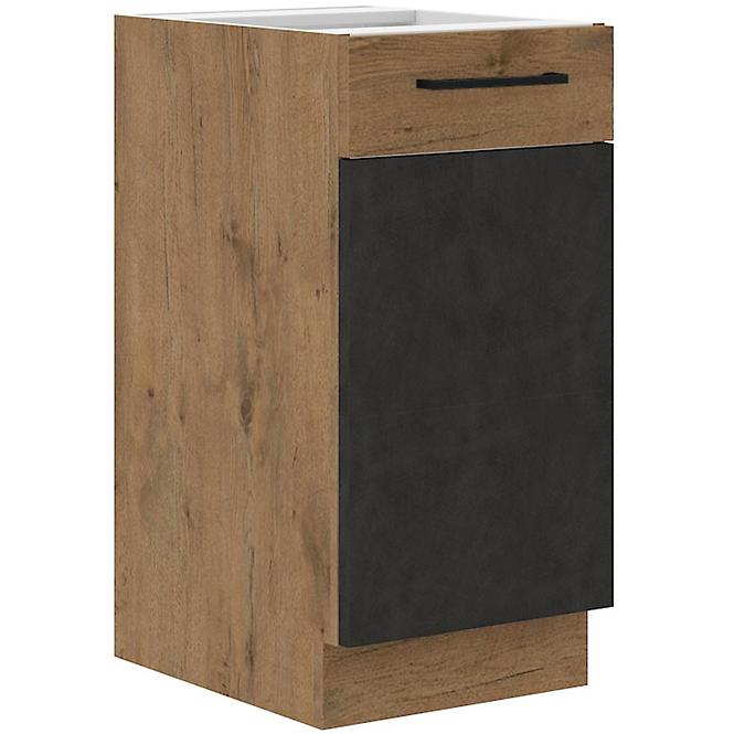 Küchenzeile Vigo Graphit Mat 40d 1f Bb