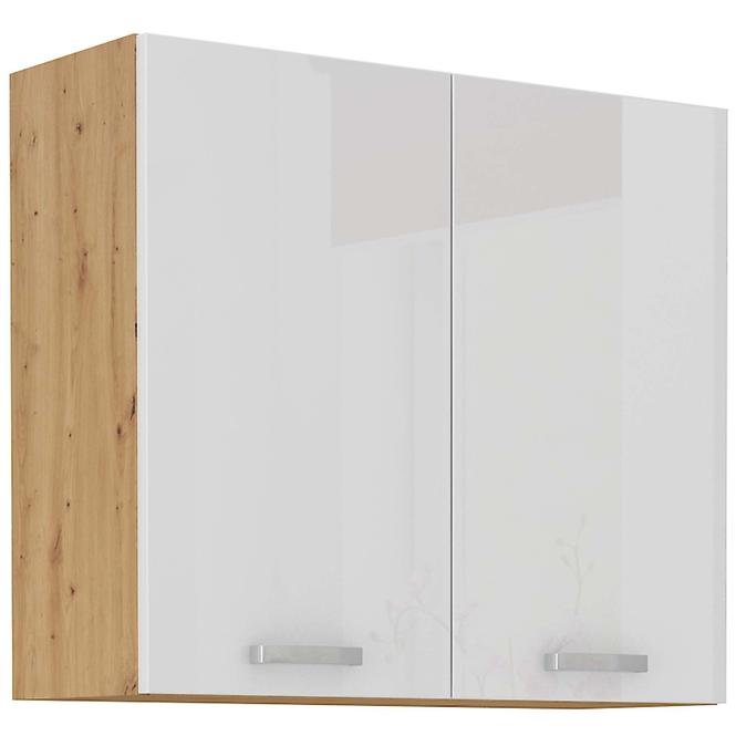Küchenzeile Artisan Weißer Glanz 80g-72 2f