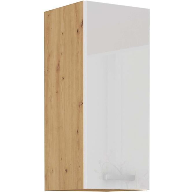 Küchenzeile Artisan Weißer Glanz 30g-72 1f