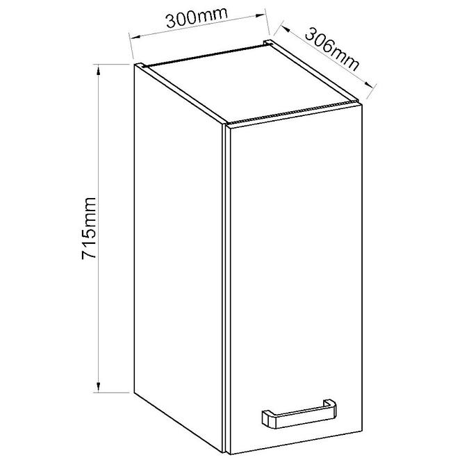 Küchenzeile Artisan Weißer Glanz 30g-72 1f