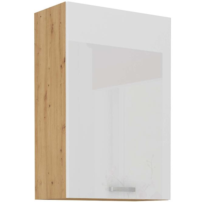 Küchenzeile Artisan Weißer Glanz 60g-90 1f