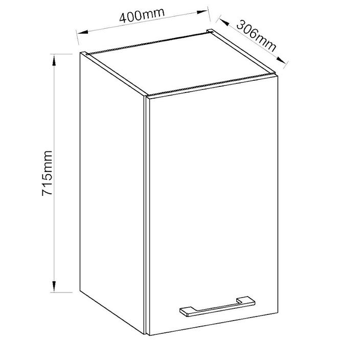 Küchenzeile Vigo Graphit Mat 40g-72 1f