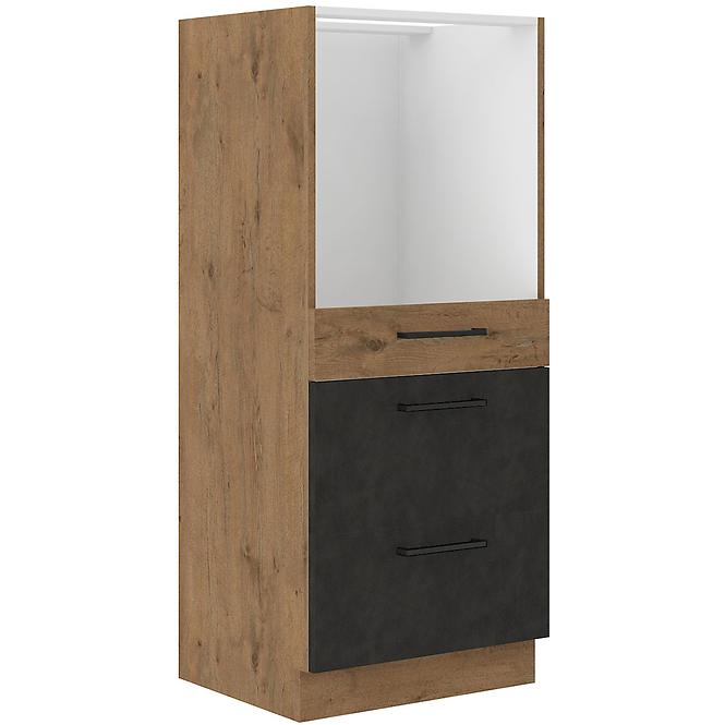 Küchenzeile Vigo Graphit Mat 60dkp-145 3s Bb