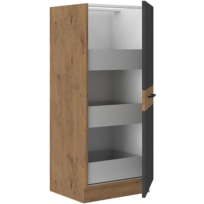 Küchenzeile Vigo Graphit Mat 50DK-145 1F (3S)BB