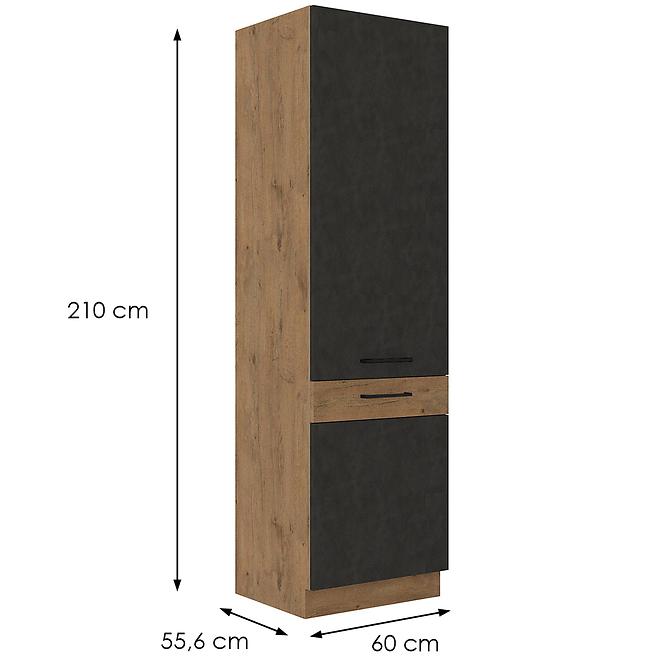 Küchenzeile Vigo Graphit Mat 60dk-210 2f