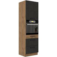 Küchenzeile Vigo Graphit Mat 60dps-210 3s 1f