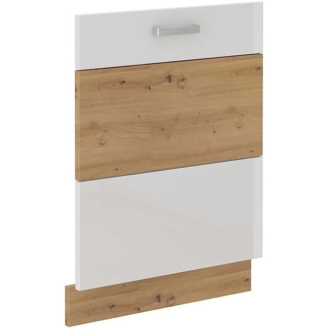 Artisan weißer Glanz Türen für Einbauspülmaschine 713x596