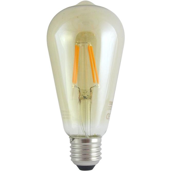 59BZ ŻARÓWKA LED 4W E27 GOLD DECOR FILAMENT ST64 1600K