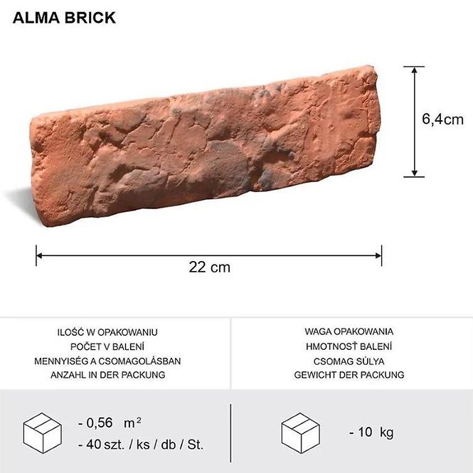 Stein Alma Brick Pack.=0,56 M2