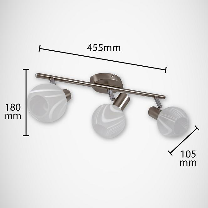 Lampe HL787N MAT CHROME LS3