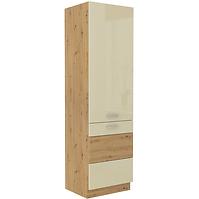 Küchenzeile Artisan Creme Glänzend 60dk-210 2f