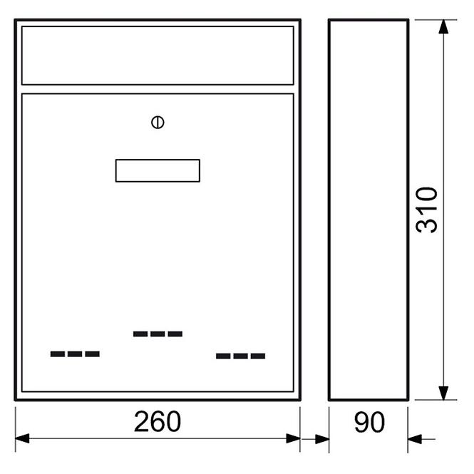 Briefkasten BK.20.D.H