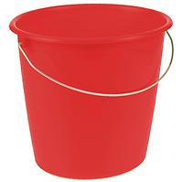 Kübel mit Metallgriff  5L Rot