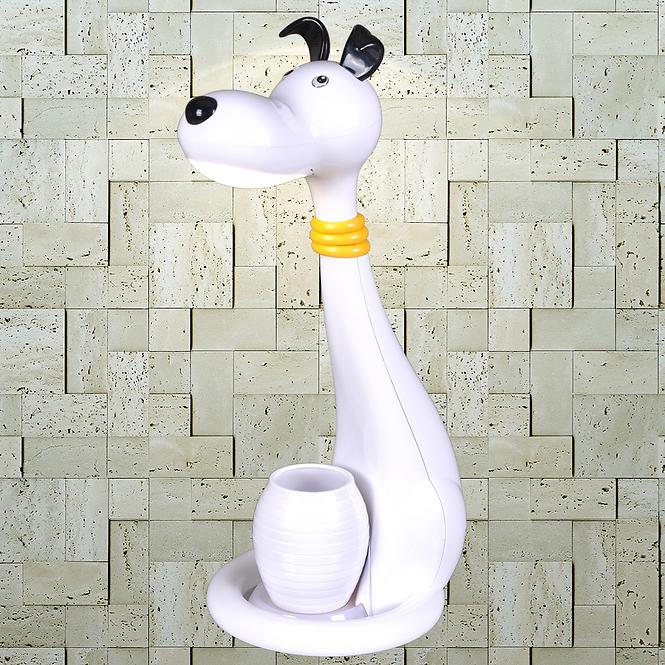 Tischlampe Hund K-BL1607 Weiß LB1