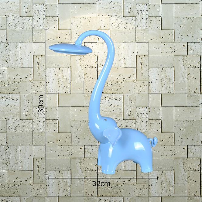 Tischlampe Elefant K-BL1603 Blau LB1