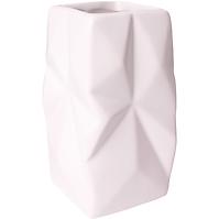 Becher origami, 7x7x11,5 cm, Creme